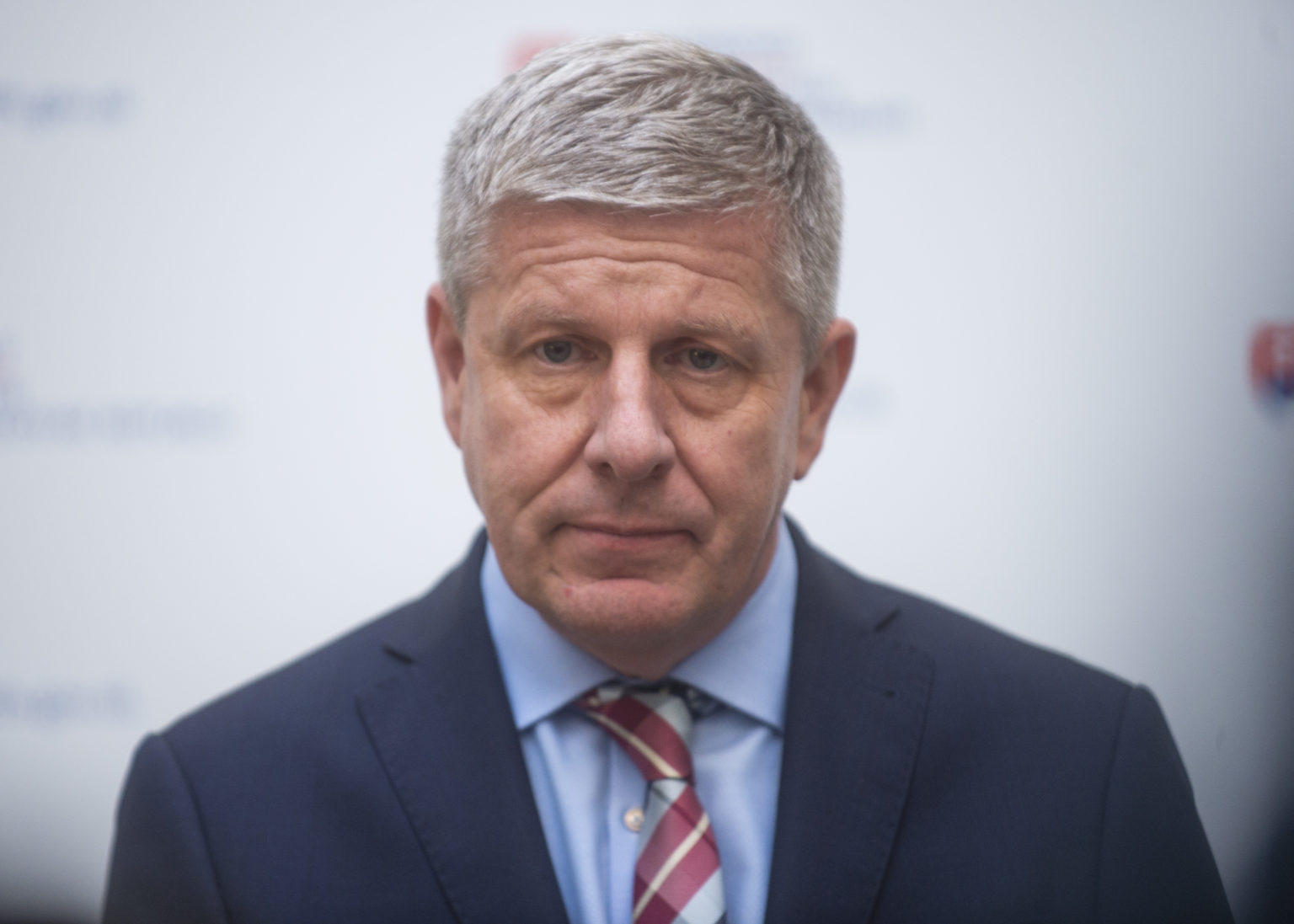 Na snímke minister zdravotníctva SR Vladimír Lengvarský počas tlačovej konferencie po stretnutí s riaditeľmi nemocníc 14. novembra 2022 v Bratislave. Foto: TASR/Jakub Kotian