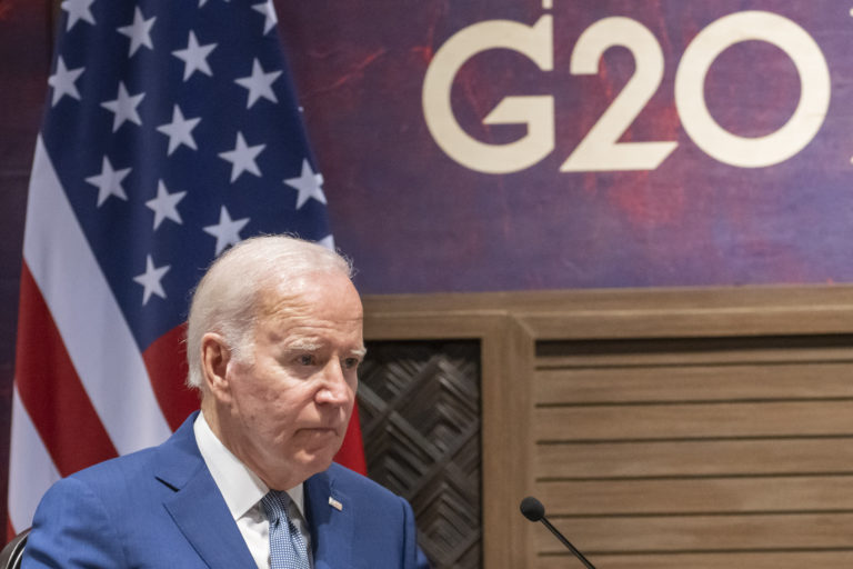Joe Biden na samite G20. Foto: TASR/AP
