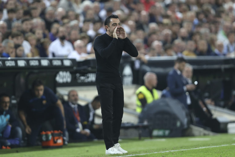 Tréner FC Barcelony Xavi Hernandez. Foto: TASR/AP