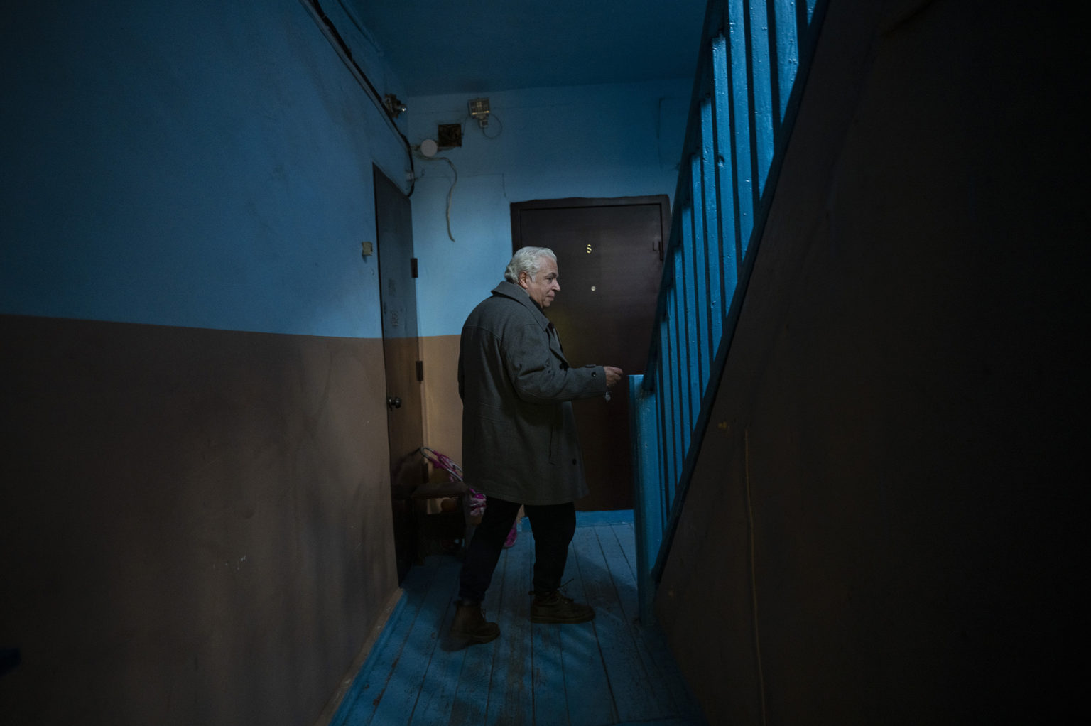 Timothy Morales, americký učiteľ z Chersonu. Foto: Lynsey Addario/The New York Times