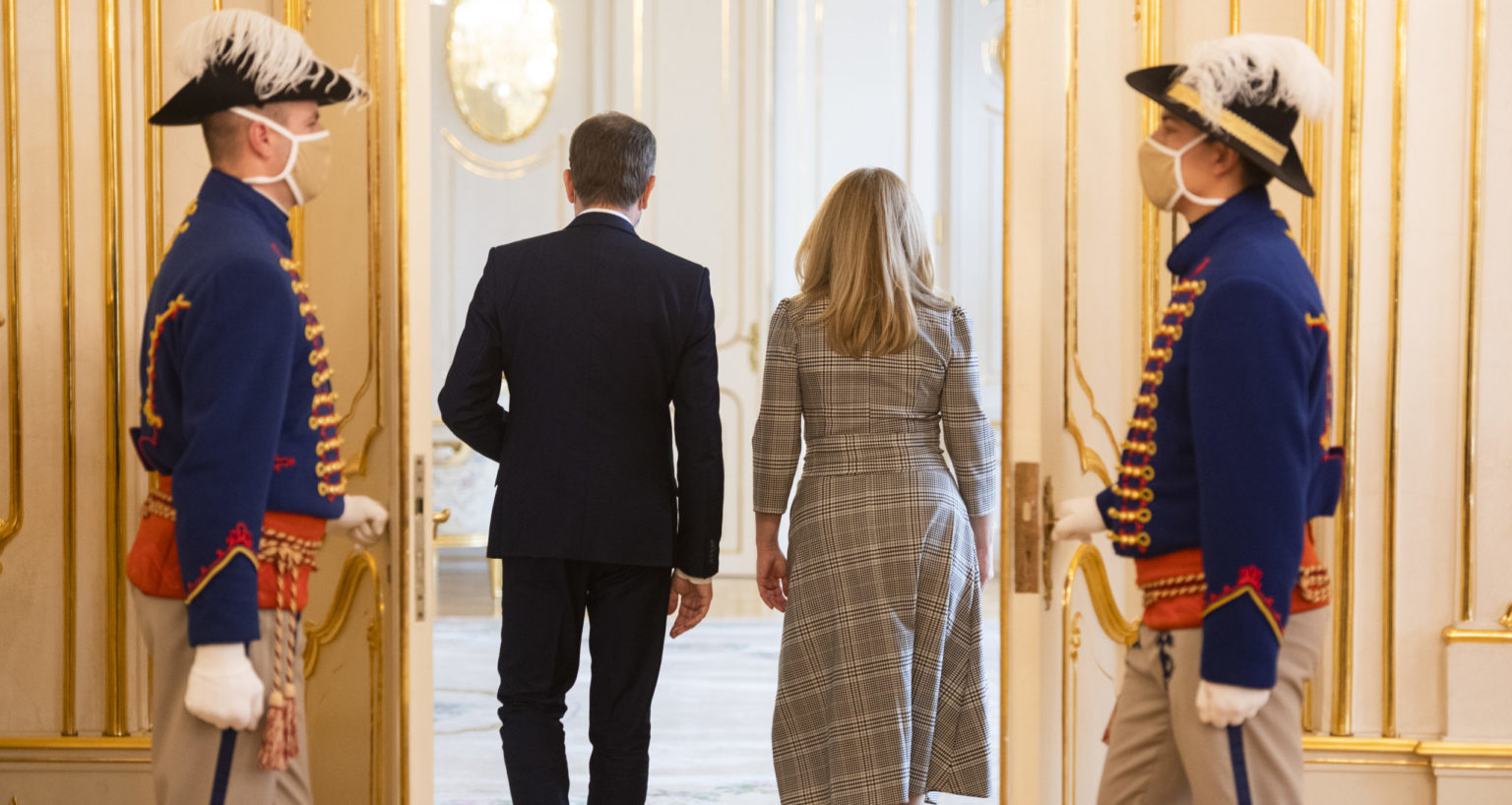 Igor Matovič a Zurana Čaputová. Foto: Jaroslav Novák/TASR