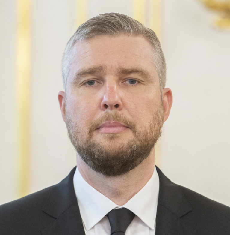 Na snímke sudca Michal Matulník v Prezidentskom paláci 26. augusta 2021 v Bratislave. Foto: TASR/Martin Baumann