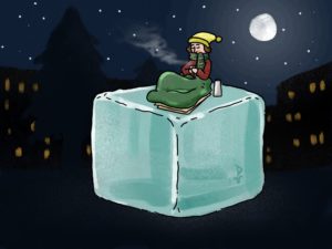 Stačí na prespanie na ulici teplé oblečenie, čaj, slanina a tabuľka čokolády? Reportérka Štandardu si to vyskúšala