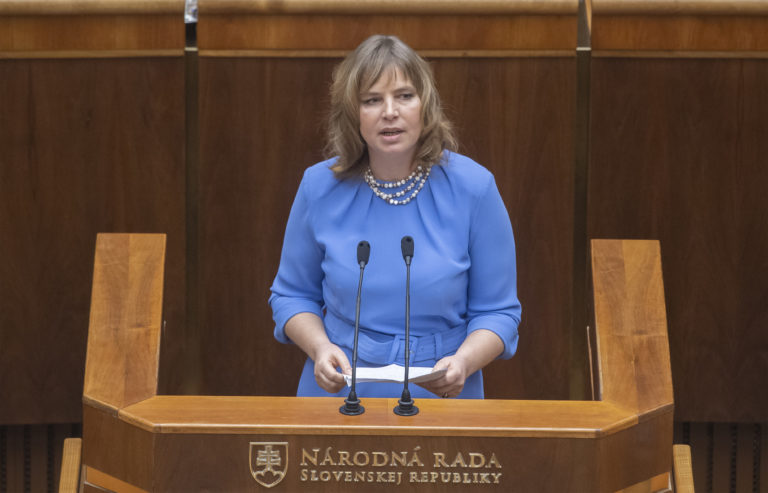 SaS odvoláva vládu za vlastnú nečinnosť, je to pokrytectvo, vyhlásila Remišová v parlamente