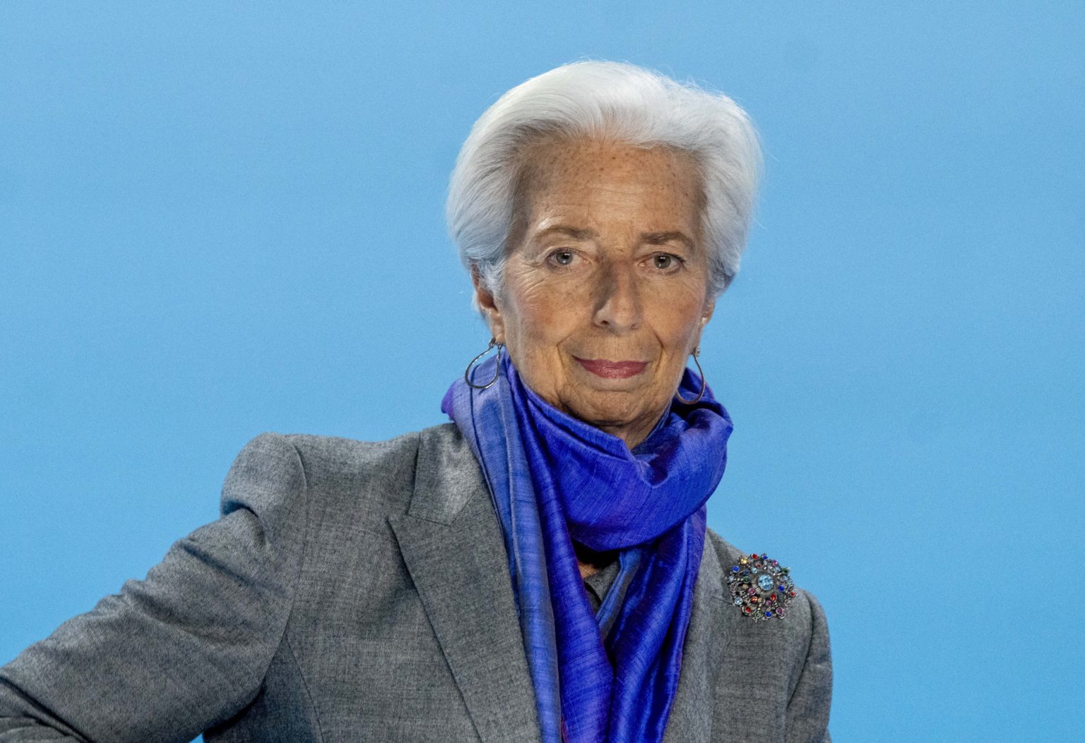 Na snímke prezidentka Európskej centrálnej banky Christine Lagardová. Foto: TASR/AP