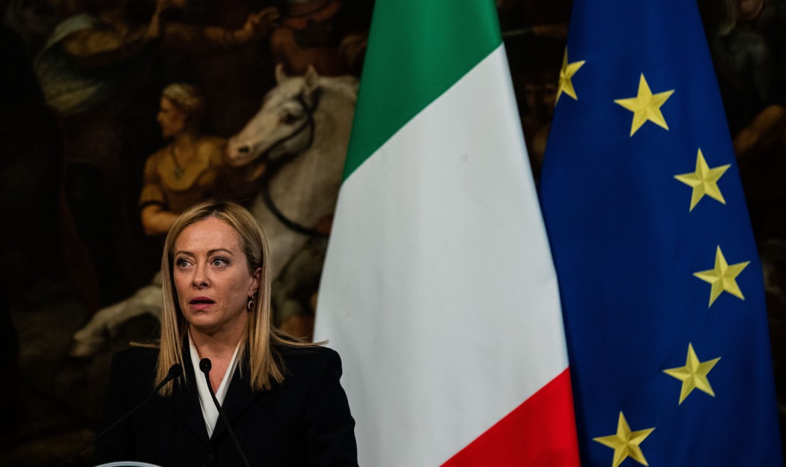 Giorgia Meloniová v Ríme 10. novembra 2022. Foto: Profimedia.sk