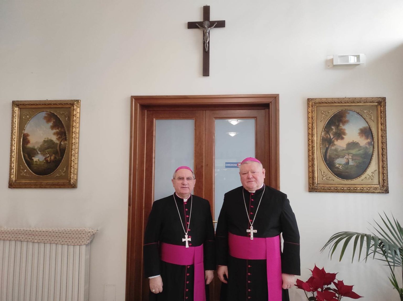 Arcibiskup Bober a biskup Judák vo Vatikáne. Foto: Bohumil Petrík