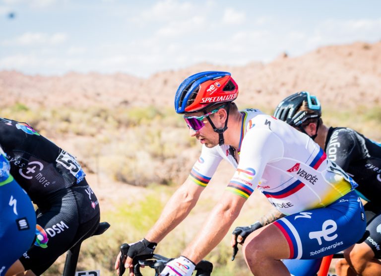 Peter Sagan na ilustarčnej snímke na pretekoch Vuealta a San Juan. Foto: Peter Sagan/Twitter