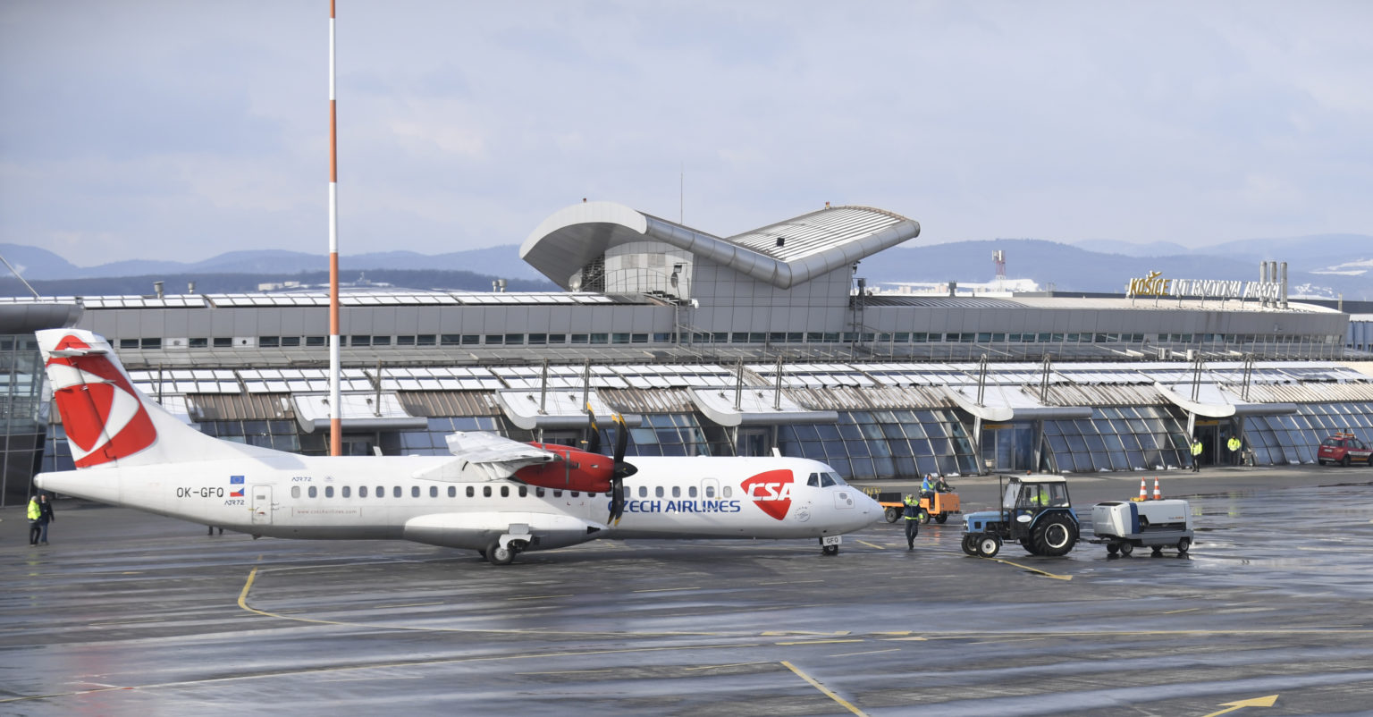 Na snímke letisko Košice 28. februára 2020. Foto: František Iván/TASR