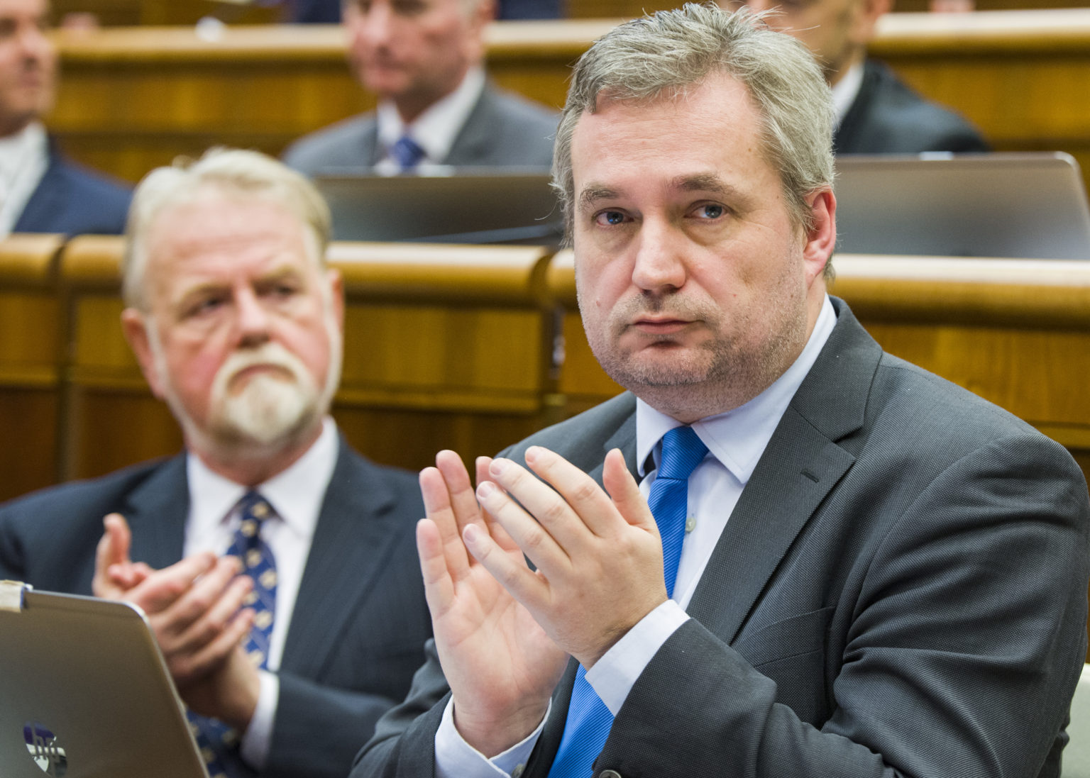 Peter Osuský a Ondrej Dostál. Foto: Jakub Kotian/TASR