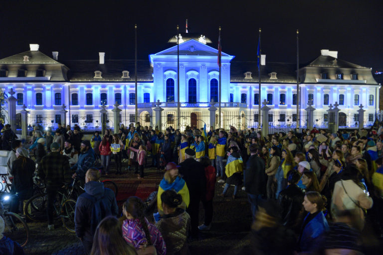 Sviečkový sprievod v Bratislave. Foto: Pavol Zachar/TASR