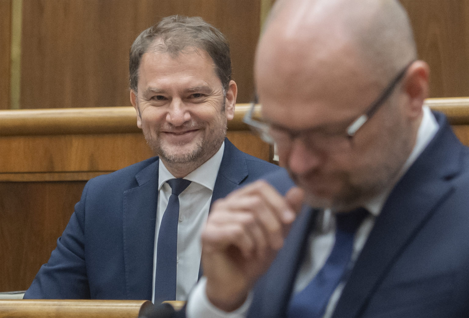 Igor Matovič a Richard Sulík. Foto: Martin Baumann/TASR