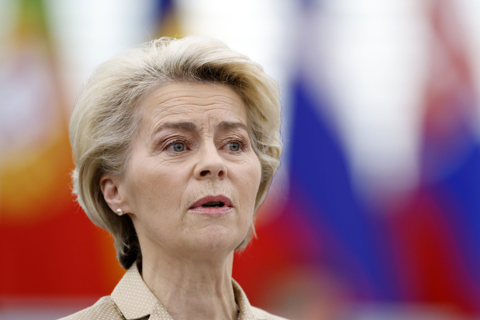Šéfka Európskej komisie Ursula von der Leyenová. Foto: TASR/AP