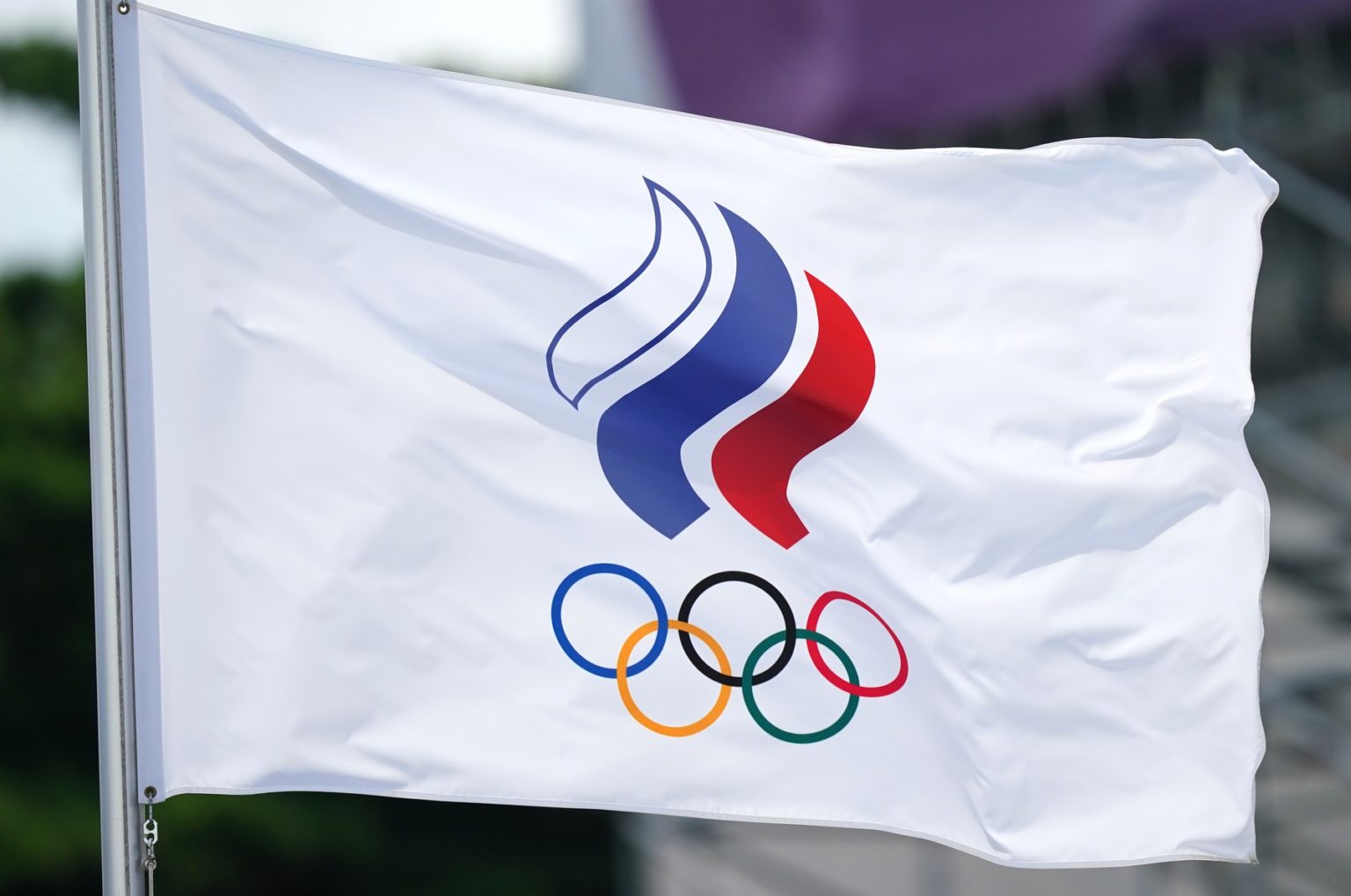 Vlajka ruské olympijského výboru. Foto: Profimedia