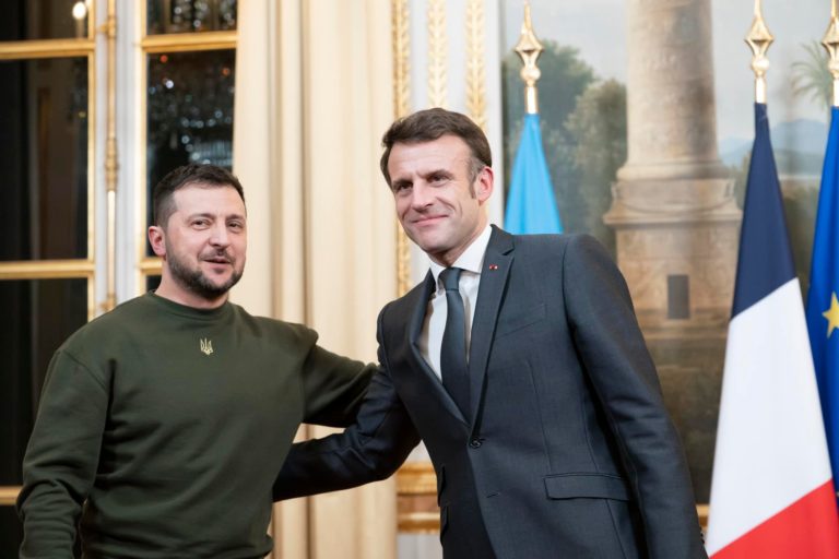 Volodymyr Zelenskyj a Emmanuel Macron. Foto: Macron/FB