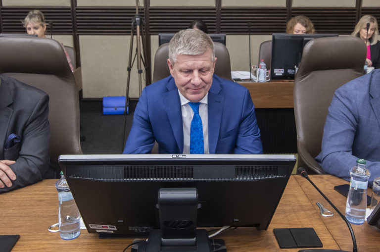 Na snímke dočasne poverený minister zdravotníctva SR Vladimír Lengvarský (nominant OĽaNO) počas 138. schôdze vlády SR 1. marca 2023 v Bratislave. Foto: Martin Baumann/TASR
