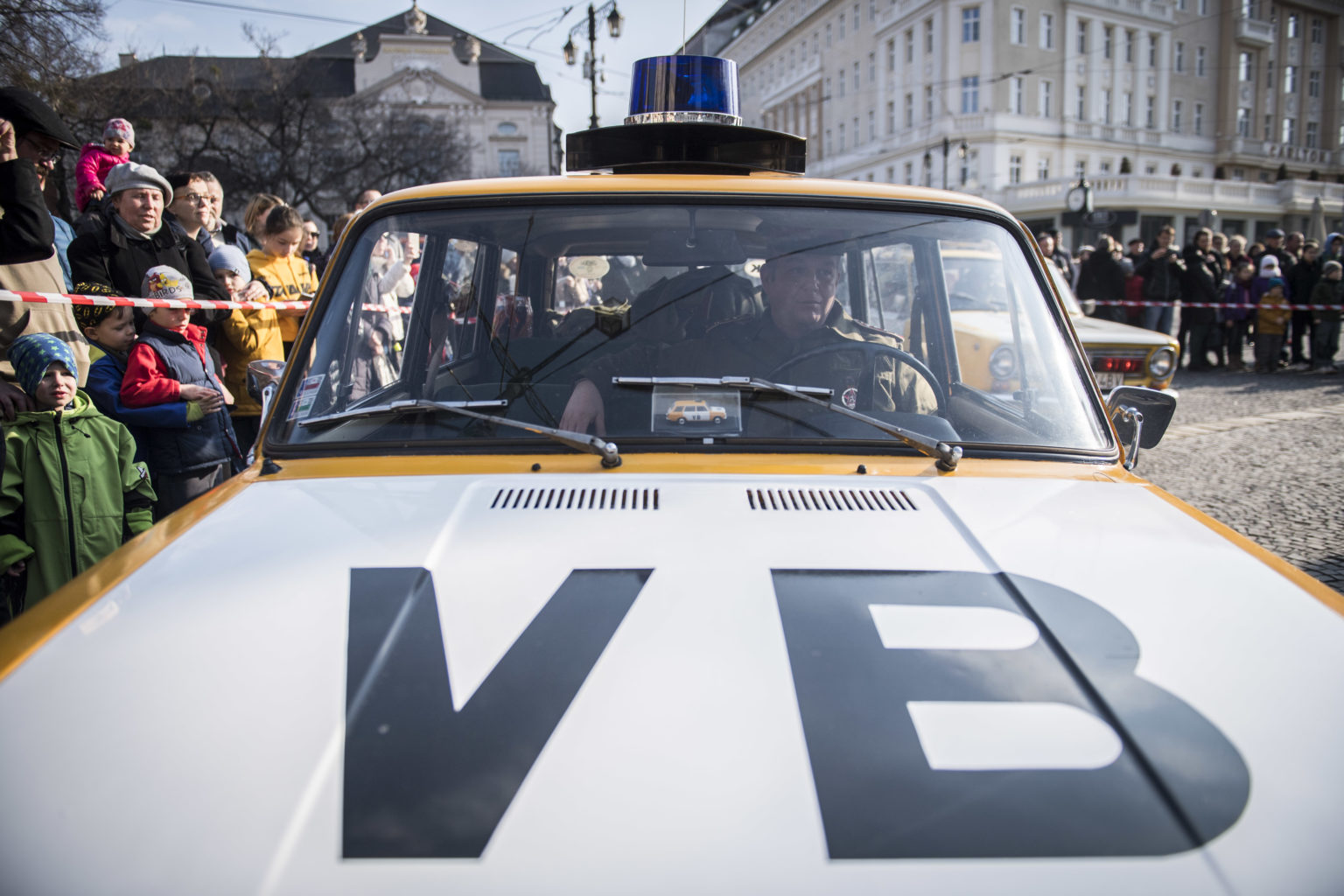 Fotografia z rekonštrukcie Sviečkovej demonštrácie v marci 2018. Foto: Marko Erd/TASR