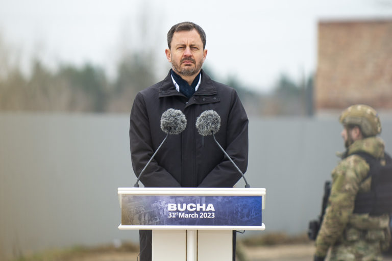 Heger: Hrôzy z ukrajinskej Buče nesmú ostať nepotrestané