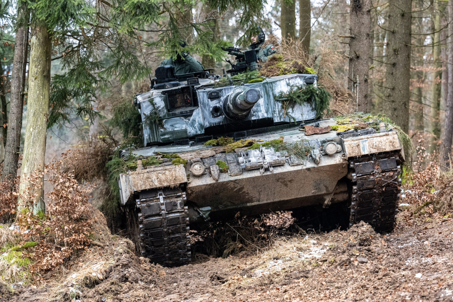 Tank Leopard 2 poľskej armády. Foto: TASR/DPA