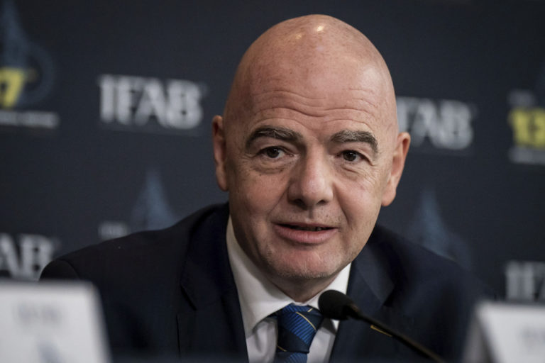 Prezident FIFA Gianni Infantino. Foto: TASR/AP