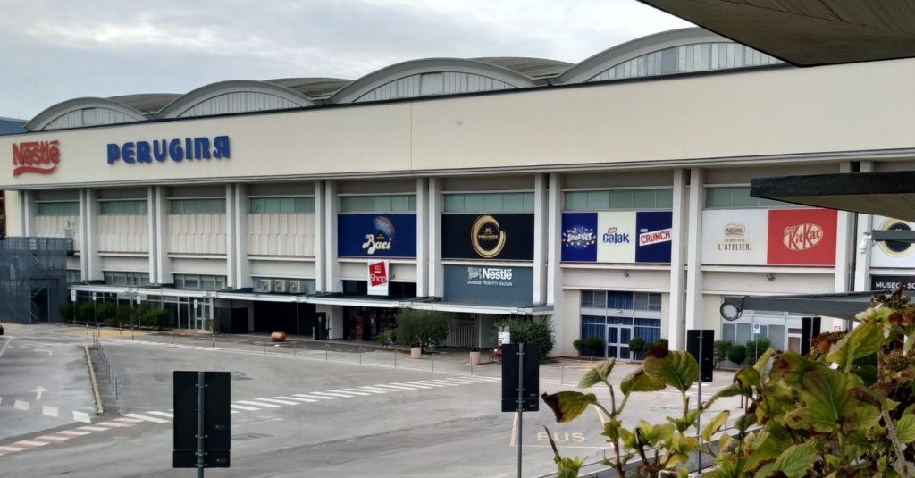 Fabrika na čokoládu v mestkej časi San Sisto. Foto: Anna Čujová