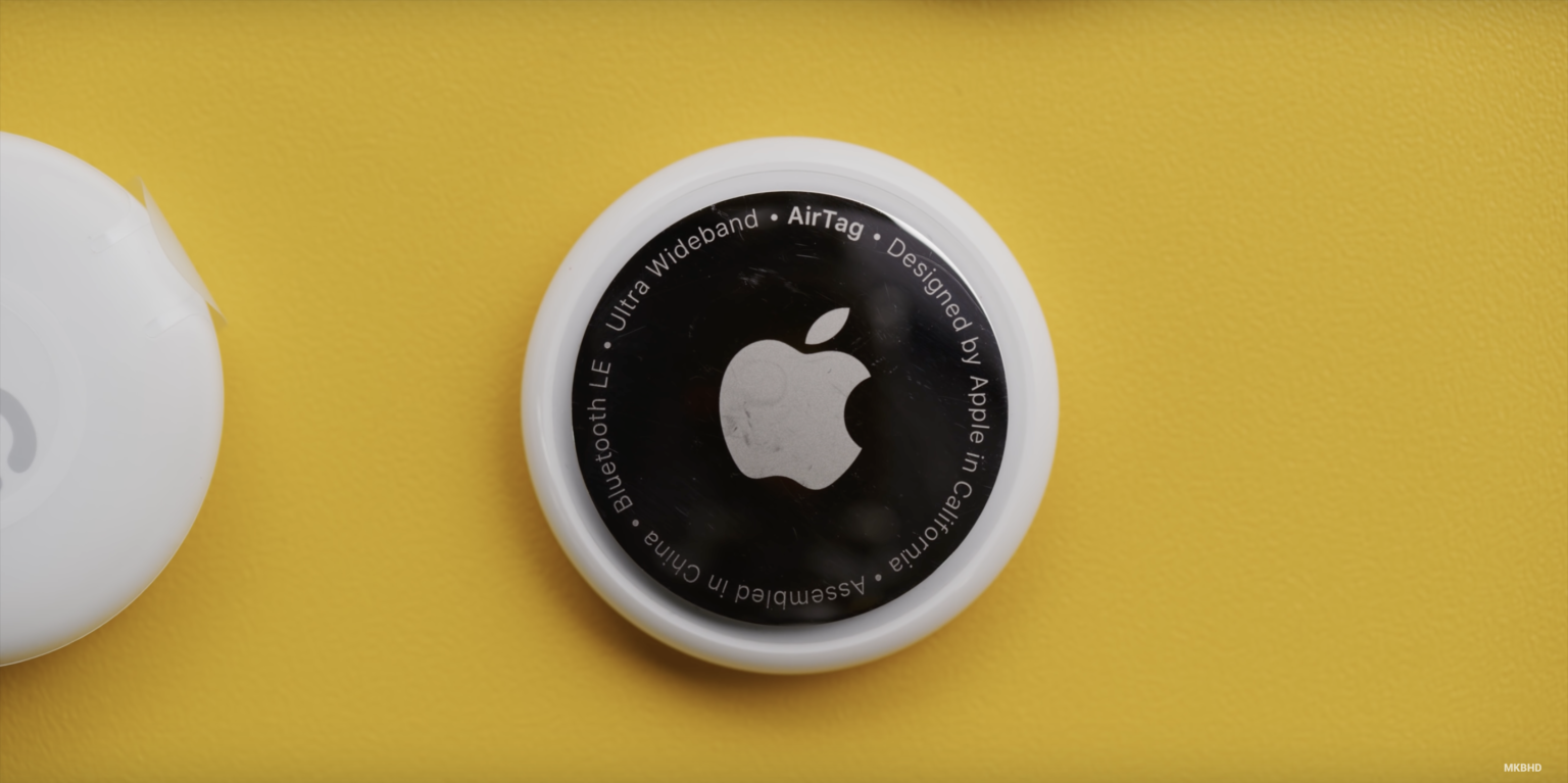 Apple AirTag. Foto: YouTube/Marques Brownlee
