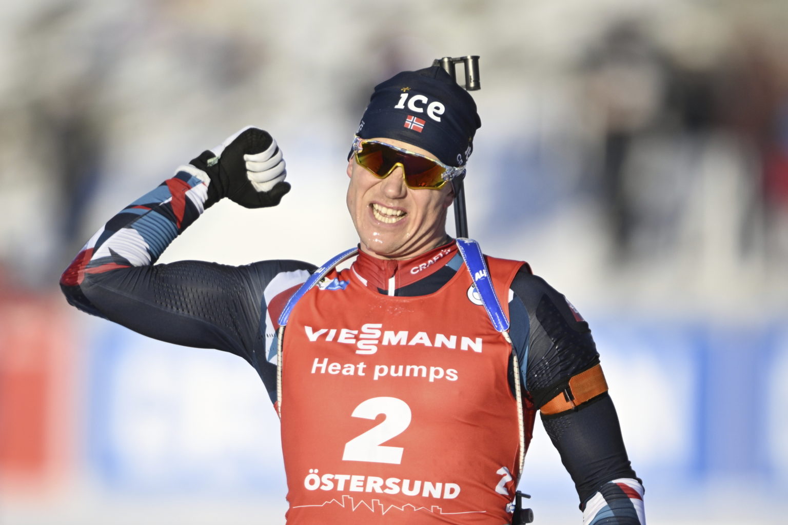 Nórsky biatlonista Vetle Sjastad Christiansen. Foto: TASR/AP