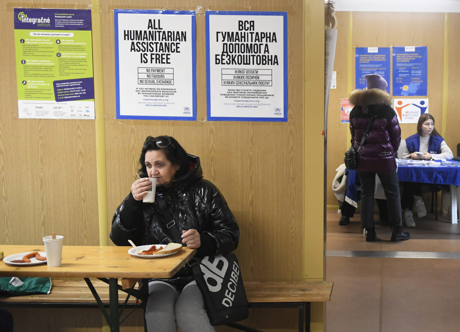 SR Košice utečenci Ukrajina centrum pomoc uarus KEX
Centrum pomoci pre Ukrajincov v Košiciach
Snímka z centra pomoci pre Ukrajincov v Košiciach 28. novembra 2022. Foto: František Iván/TASR