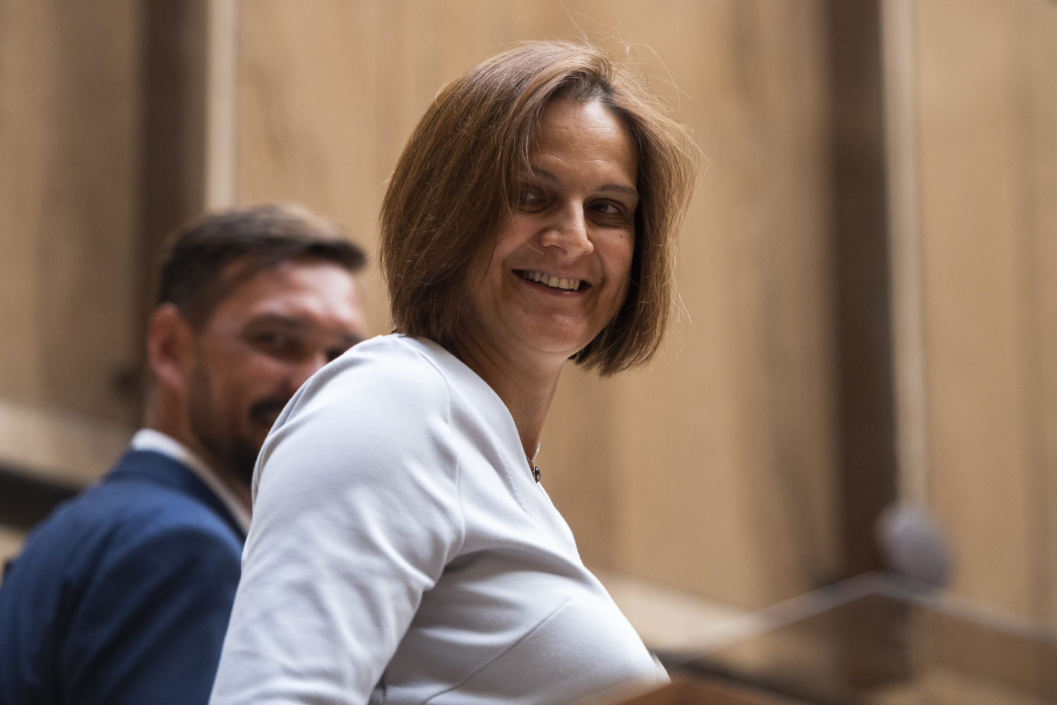 Exministerka spravodlivosti Mária Kolíková (dnes SaS). V rámci jej súdnej reformy vznikol Najvyšší správny súd. FOTO TASR - Jaroslav Novák