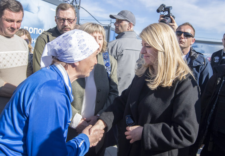 Čaputová: Mnohé ruiny na Ukrajine sa premieňajú na zrekonštruované domy