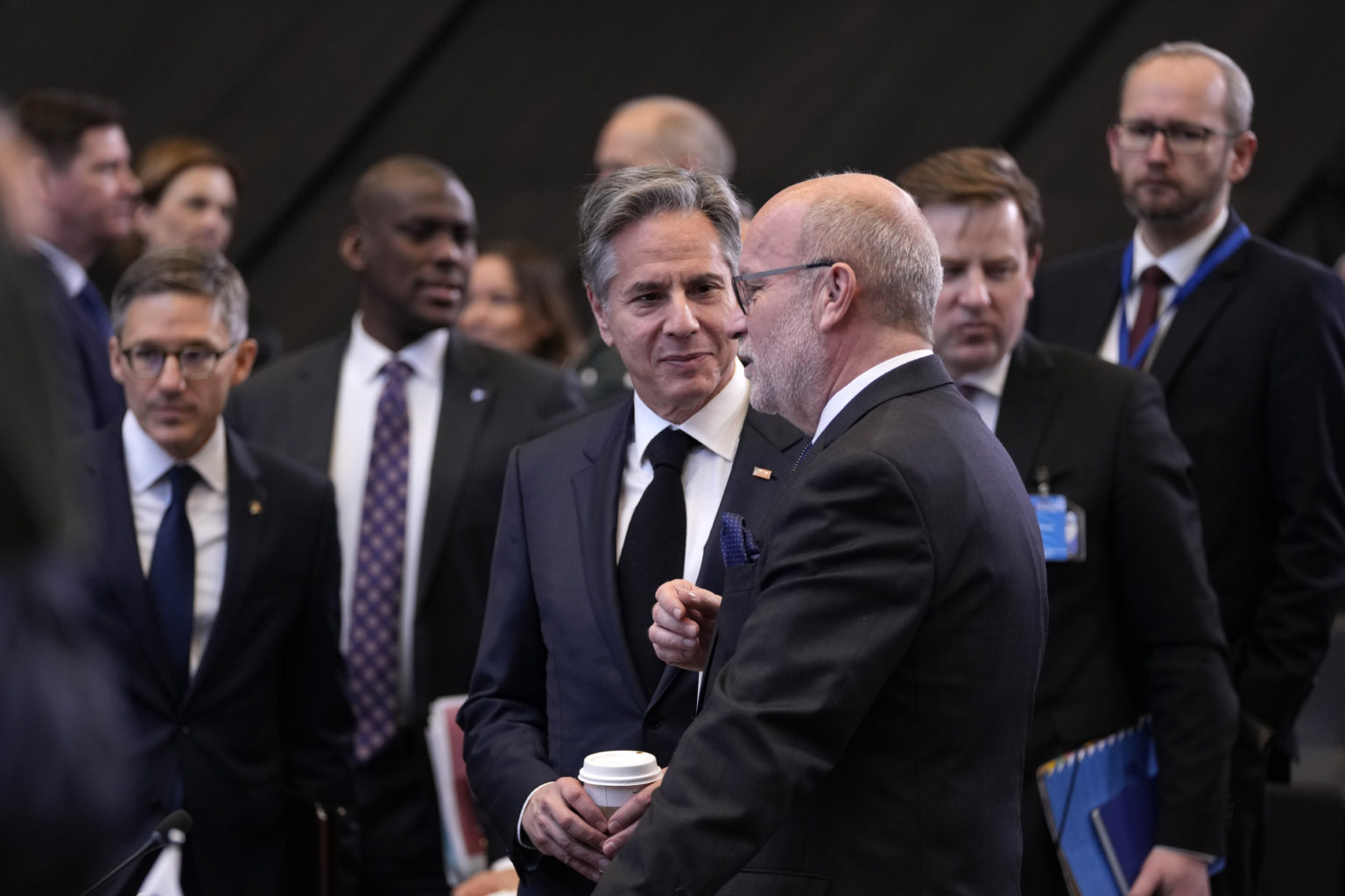 Slovenský minister zahraničných vecí a európskych záležitostí Rastislav Káčer (vpravo) a šéf americkej diplomacie Antony Blinken. Foto: TASR/AP