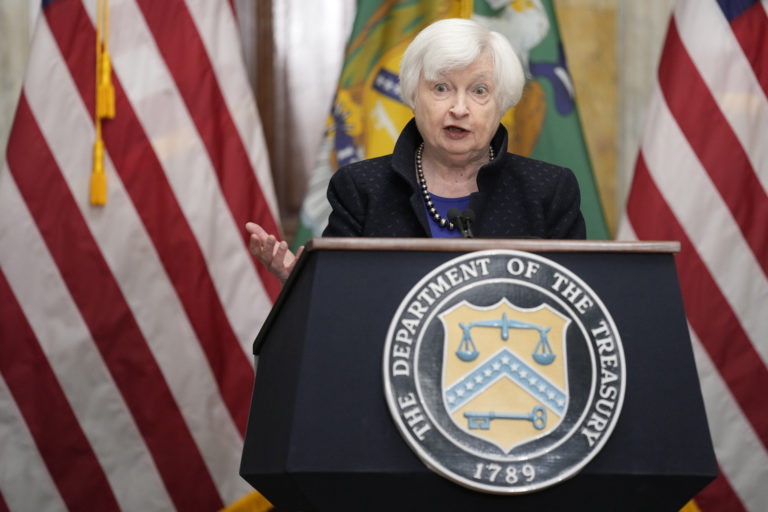 Ministerka financií USA Janet Yellenová. Foto: TASR/AP