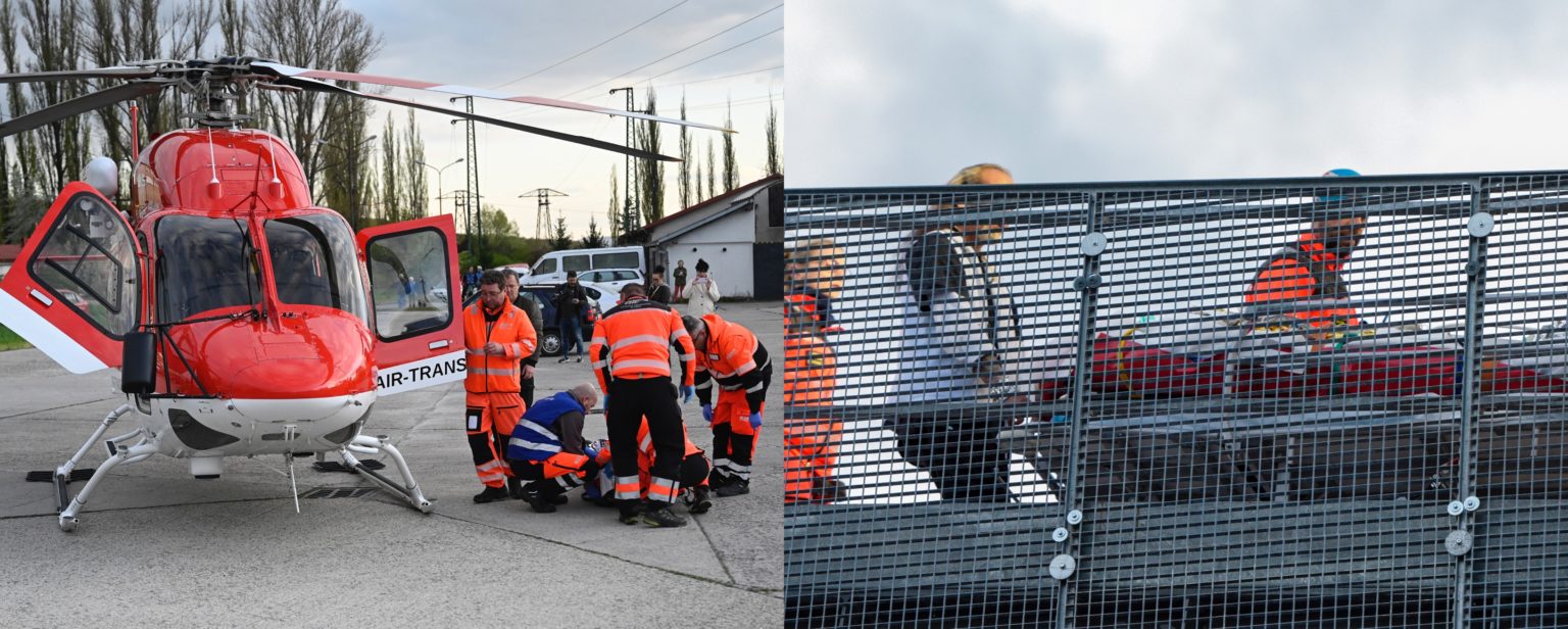 Ťažko zranených baníkov transportovali do nemocnice v umelom spánku. Foto: TASR