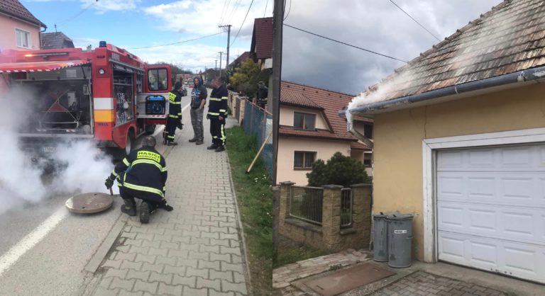 V Horovciach hasiči „vydymili“ kanalizáciu. Obec chce ušetriť tisícky eur 