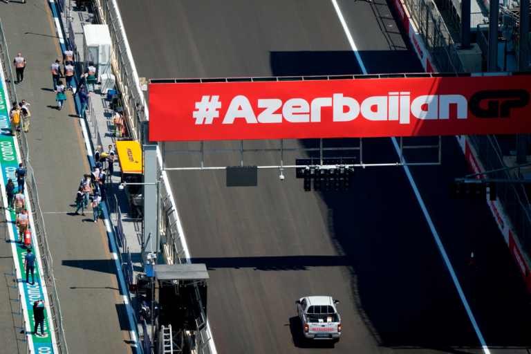 Okruh pred Veľkou cenou Azerbajdžanu. Foto TASR/AP