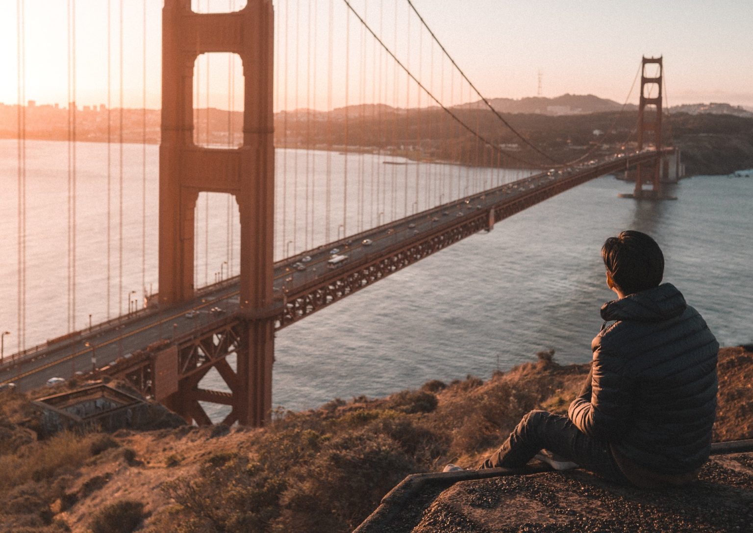 Golden Gate Bridge v San Franciscu, nazývaný aj rajom samovrahov. Foto: Pexels.com