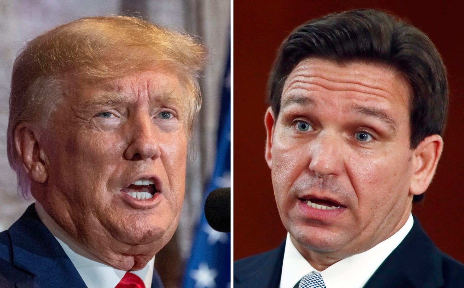 Donald Trump a Ron DeSantis. Foto: Profimedia.sk
