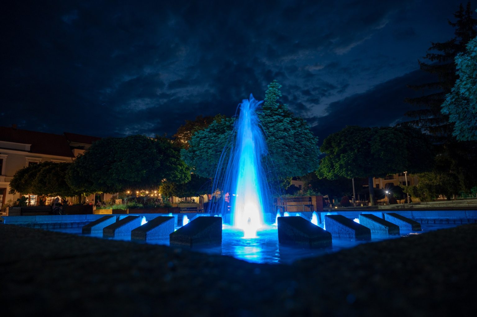 Sezóna fontán štartuje. Tie novomestské prevalcujú každú konkurenciu. Foto: Technické služby NMnV