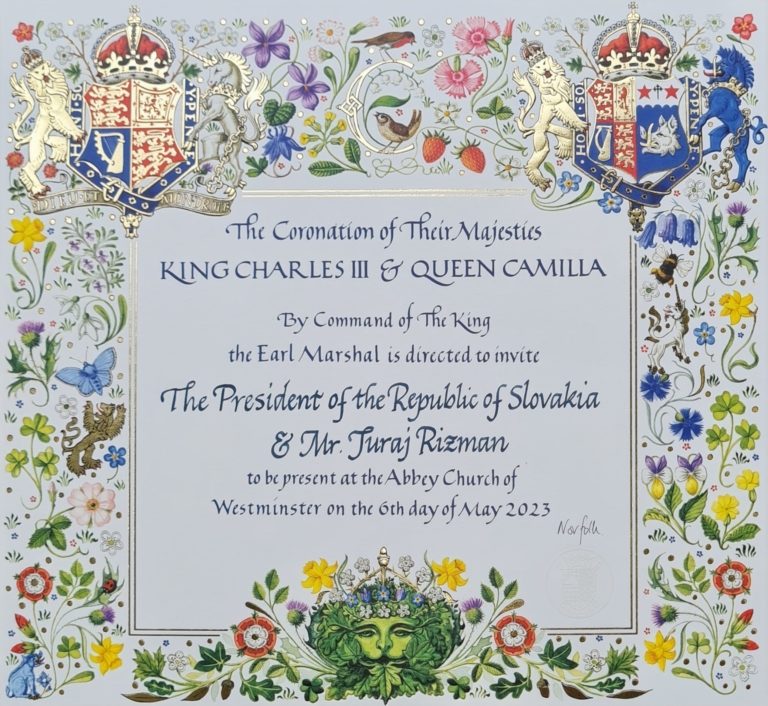 Prezidentka Slovenska odchádza do Londýna na korunováciu britského kráľa Karola III.