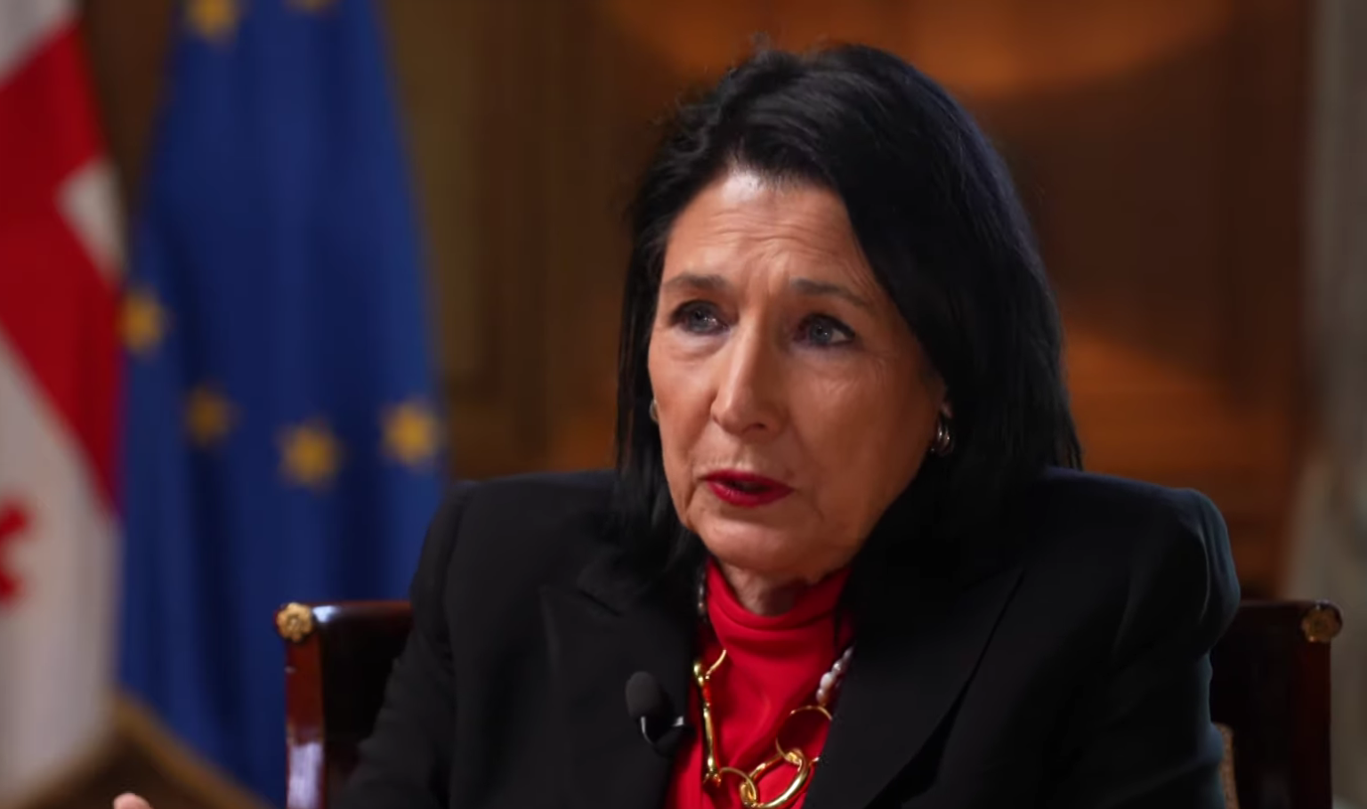 Salome Zurabišviliová. Foto: reprofoto YouTube