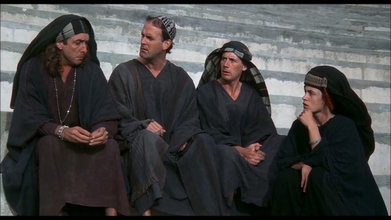 Scéna z filmu Život Briana s "Lorettou." Zdroj: YouTube