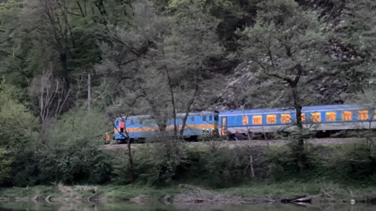 Vlak Eurocity v Česku narazil neďaleko Karlštejna do stromu a zablokoval trať