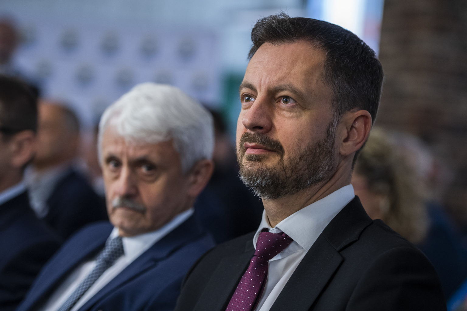 Eduard Heger a Mikuláš Dzurinda. Foto: TASR. 