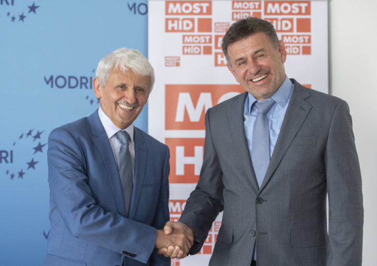 Kandidátku strany Modrí, Most-Híd vedie Dzurinda, nasleduje Sólymos