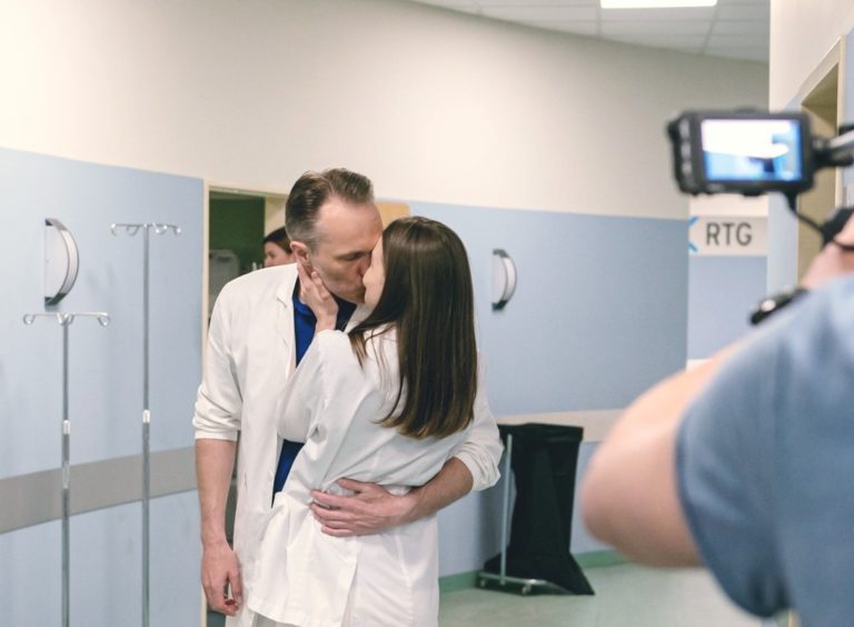 Nakrúcanie seriálu Nemocnica. Foto: FB/Nemocnica