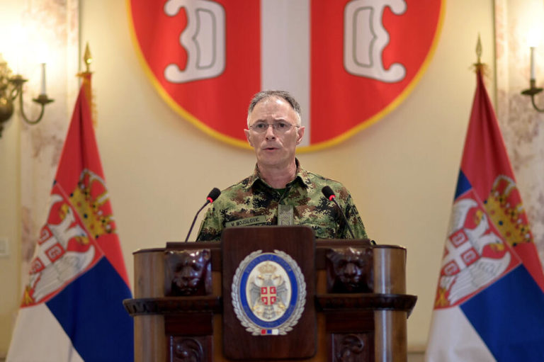 Generál Mojsilovič. Zdroj: Ministerstvo obrany Srbska