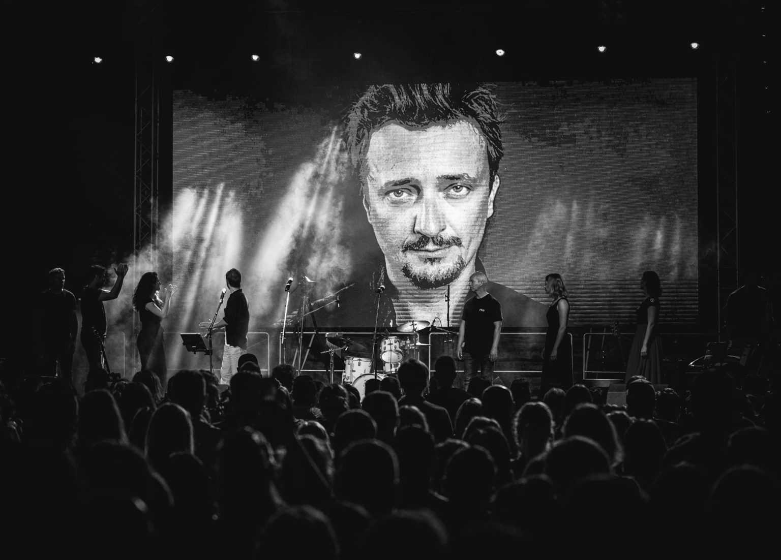 Koncert pre Dana Heribana bol dôstojnou spomienkou na tohto umelca. Foto: Rado Gadoczi