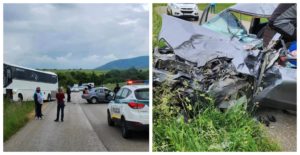 Havaroval autobus plný detí! Zasahoval vrtuľník