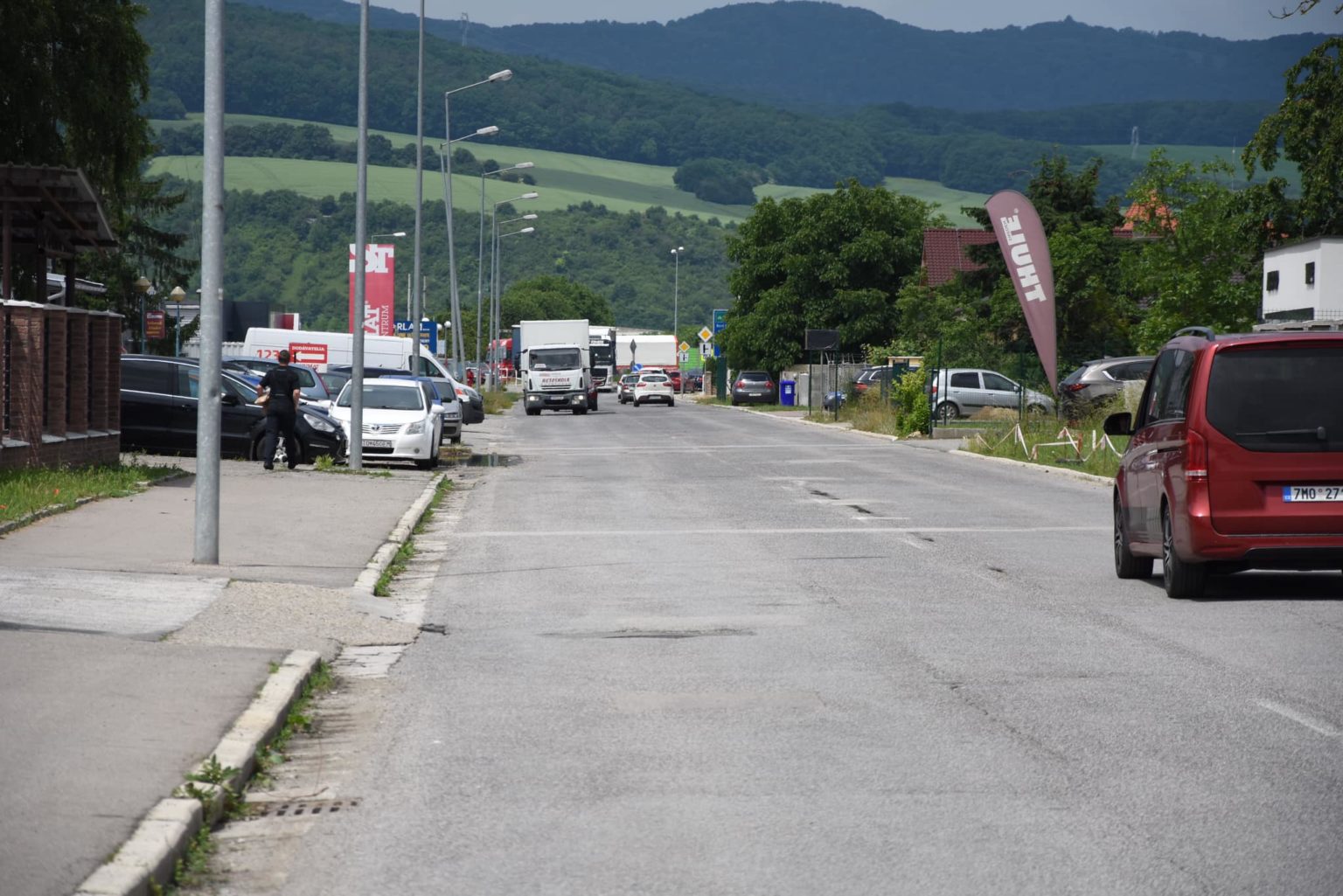 Na tomto úseku pribudne cyklotrasa. Foto: Mesto Trenčín
