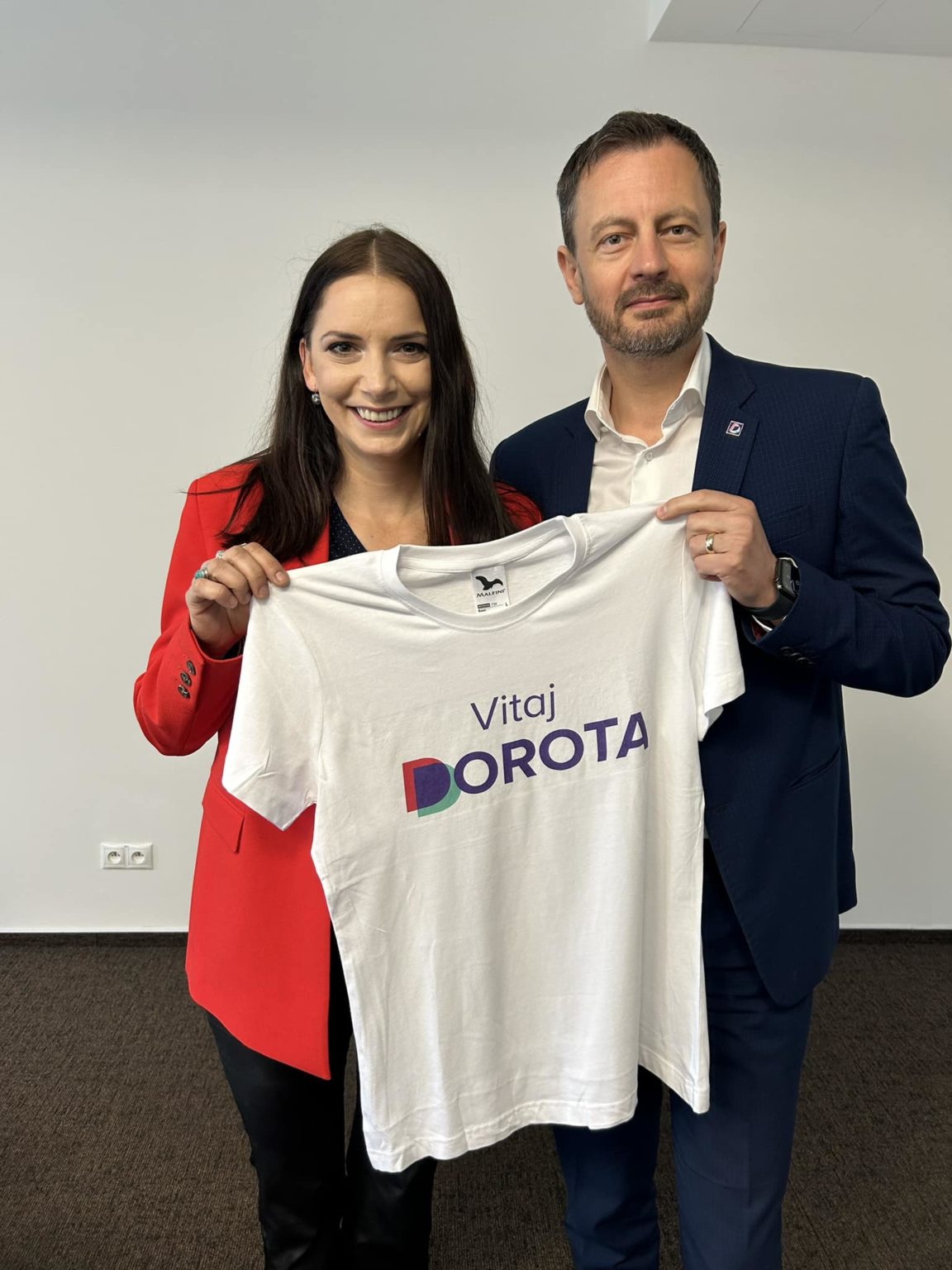 Dorota Nvotová a Eduard Heger. Foto: FB/Eduard Heger